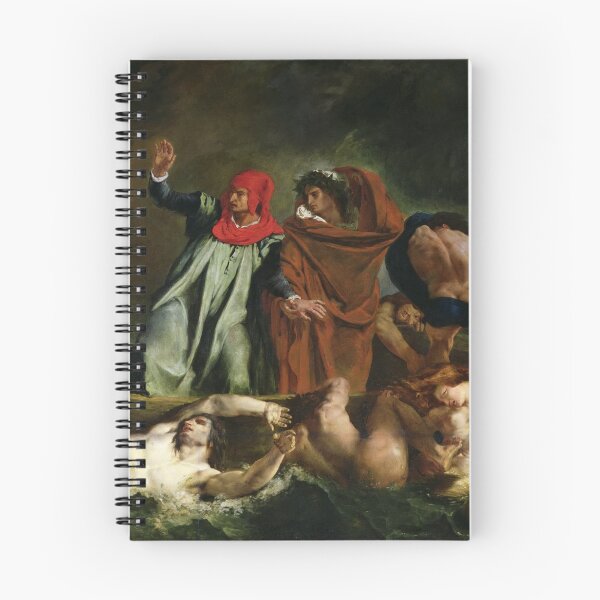Item preview, The Barque of Dante, also Dante and Virgil in Hell (French: La Barque de Dante) by Eugène Delacroix designed and sold by covenapparel.