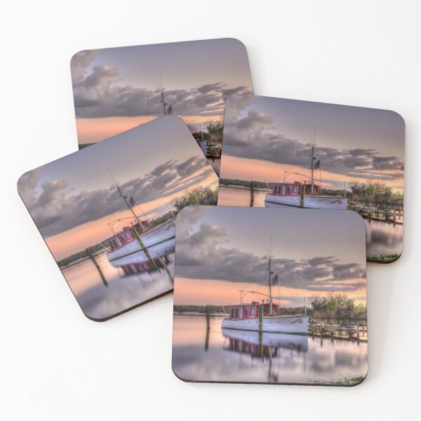 Item preview, Sunset and vintage ship on the River designed and sold by Steven Kight.