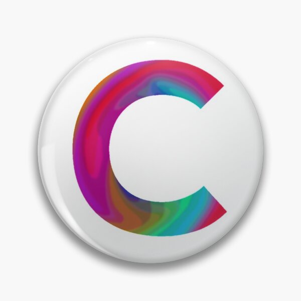 Item preview, Colorful Psychedelic Letter C designed and sold by crgart.