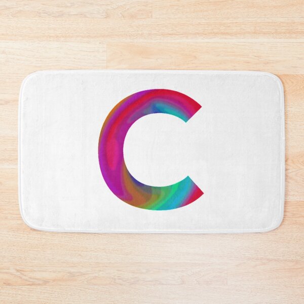 Item preview, Colorful Psychedelic Letter C designed and sold by crgart.