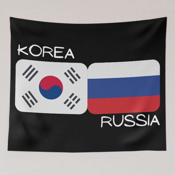 Artikelvorschau, Korea Russisch - Korea und Russland entworfen und verkauft von theKoreanRage.
