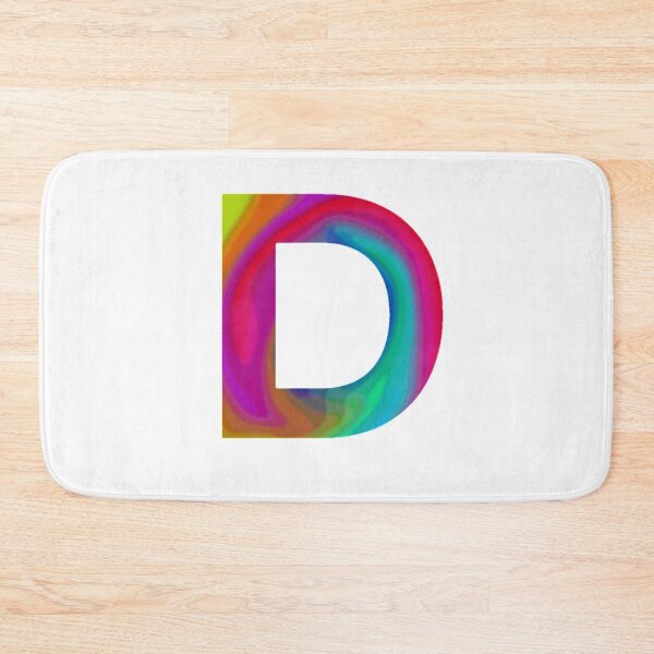 Item preview, Colorful Psychedelic Letter D  designed and sold by crgart.