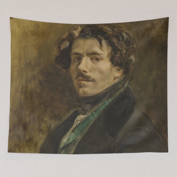 Item preview, Self Portrait by Eugène Delacroix Famous Painting designed and sold by covenapparel.