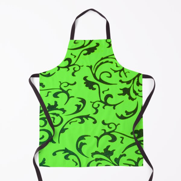 Item preview, ARABIATA 27 black green patterns Morocco Essaouira flowers leaves design arabesques scrolls decor designed and sold by dragonemma.