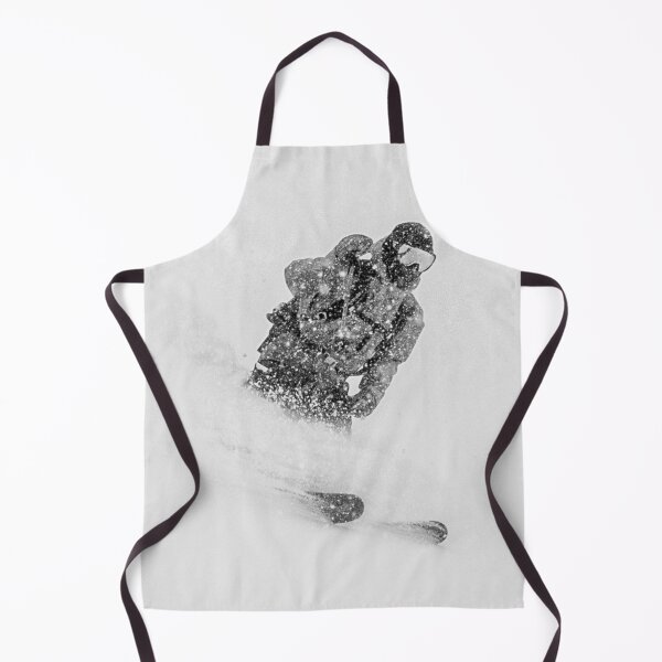 Item preview, B&W Powder Skier // Snowy Colorado Backcountry Skiing designed and sold by catbyrdcolorado.