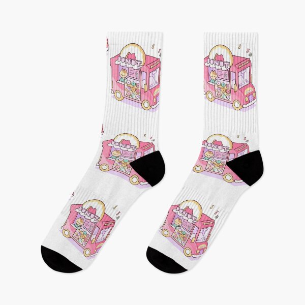 Item preview, Kitty Donut Shop designed and sold by bebeshark.