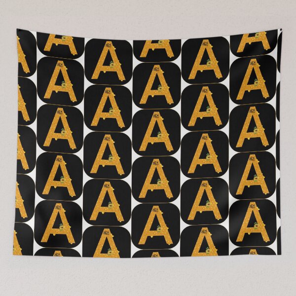Item preview, Alphabet A Honeycomb Bee designed and sold by Fas Designs.