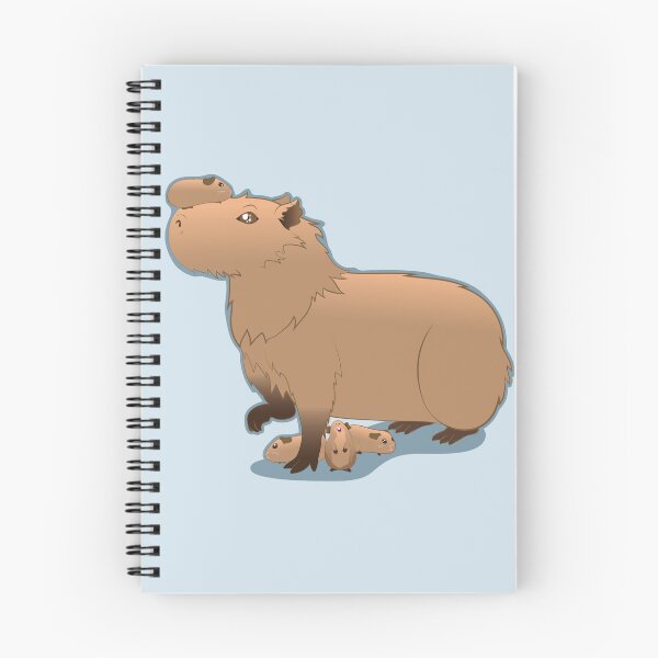 Item preview, Besties! Capybara with Guinea Pigs designed and sold by LunaAndromeda.