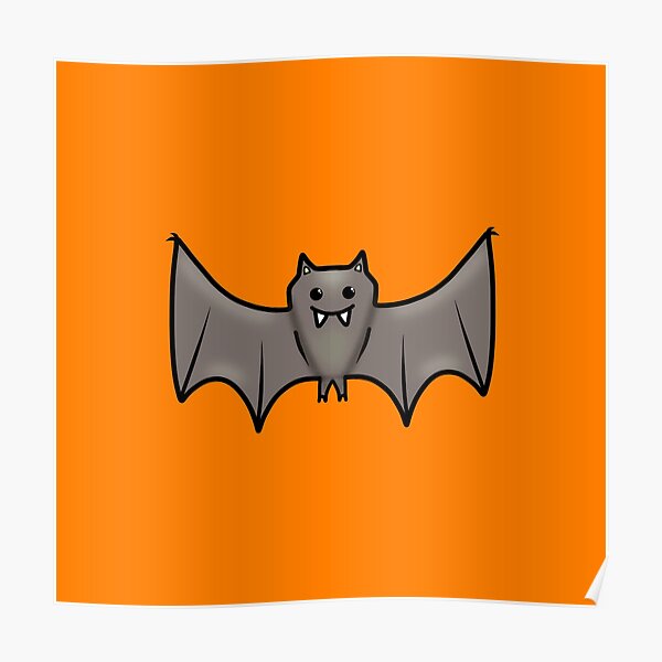 Cute Cartoon Vampire Bat Halloween Character Illustration Cute Cartoon Vampire Bat Halloween Character Illustration