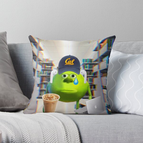 crying in mainstacks during dead week Throw Pillow