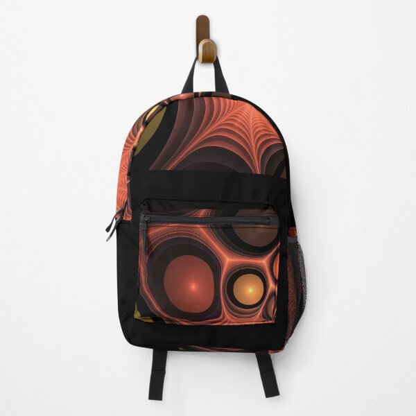 Item preview, Spider webs with golden eggs in reds & browns designed and sold by Joshua Sweeney.