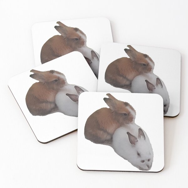Item preview, Two cute bunnies designed and sold by Yeewen1234.