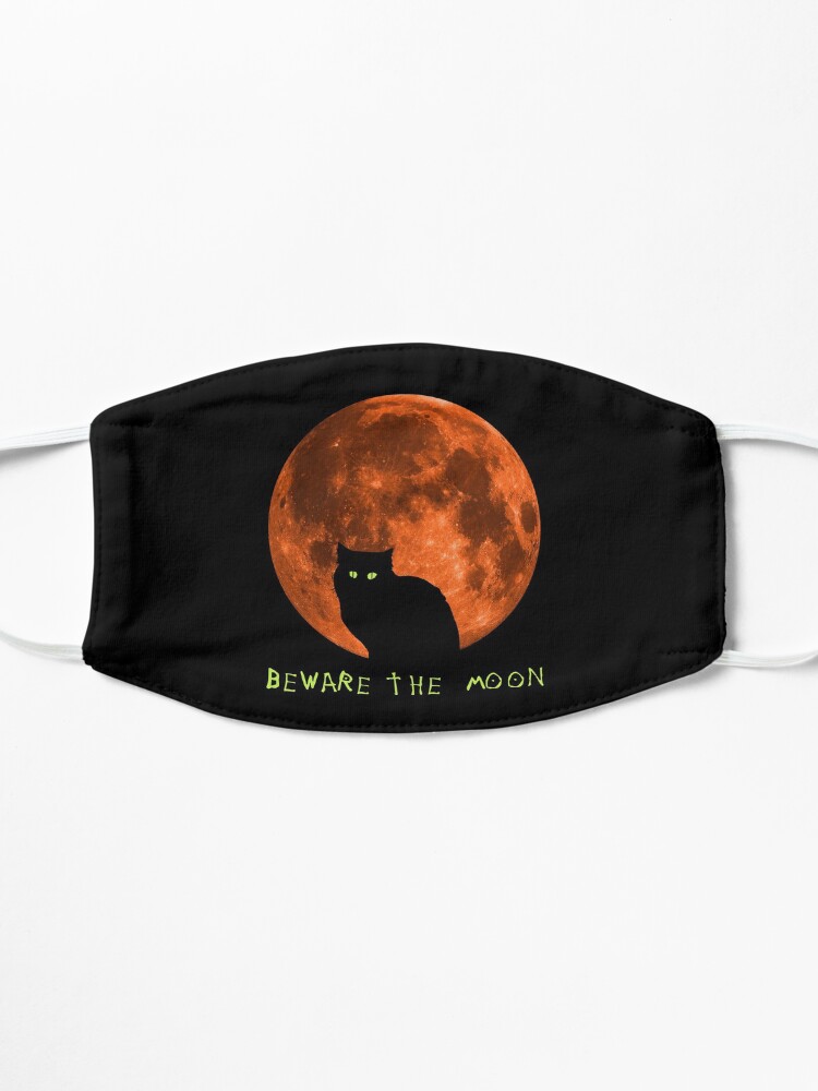 Alternate view of Black Cat | Beware The Moon | Halloween Mask