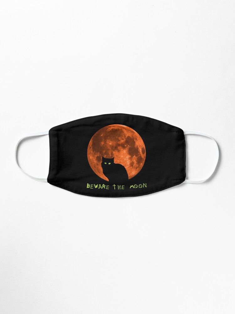 Alternate view of Black Cat | Beware The Moon | Halloween Mask