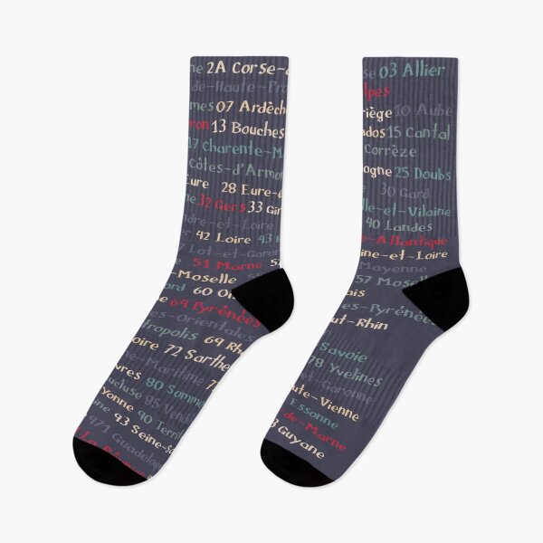 Item preview, Numbered list of all French departments designed and sold by GreenNote.