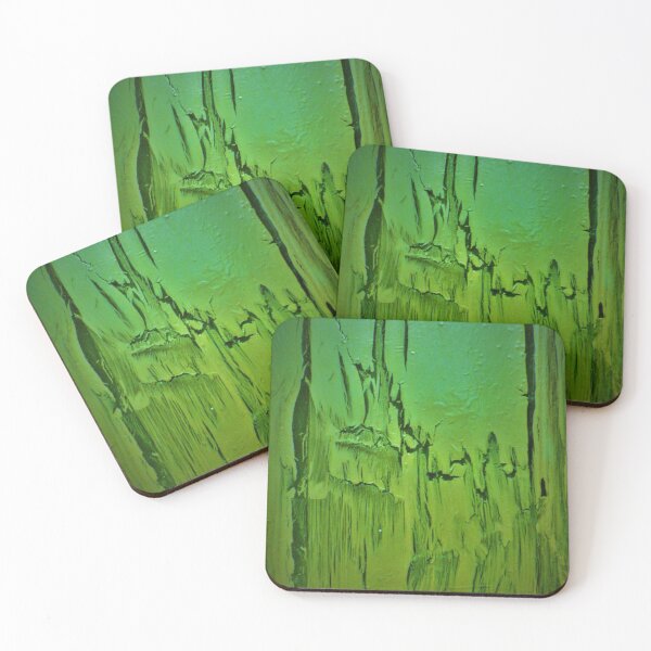 Item preview, Green and Yellow Iridescent Crackle designed and sold by Talia Felix.