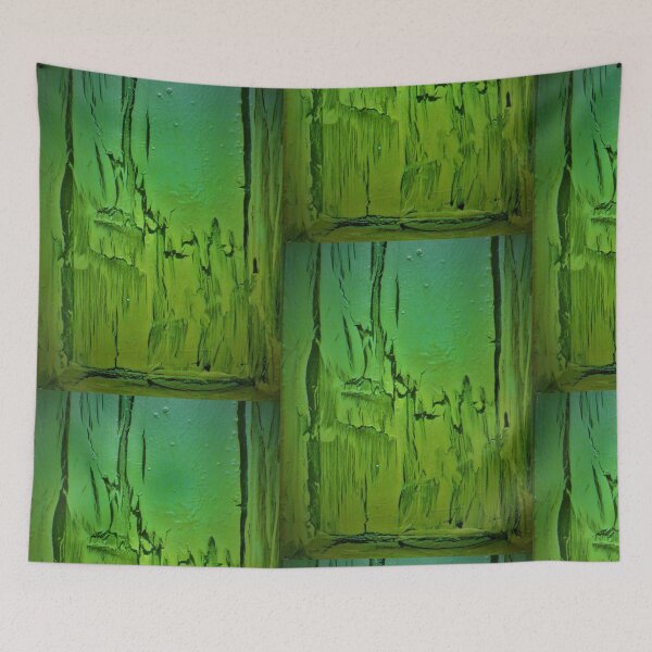 Item preview, Green and Yellow Iridescent Crackle designed and sold by Talia Felix.