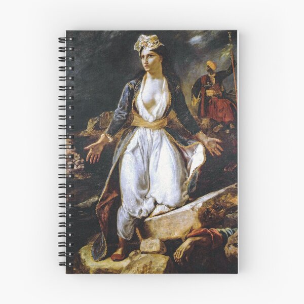 Item preview, Greece on the Ruins of Missolonghi (La Grèce sur les ruines de Missolonghi) by Eugène Delacroix 1826 designed and sold by covenapparel.