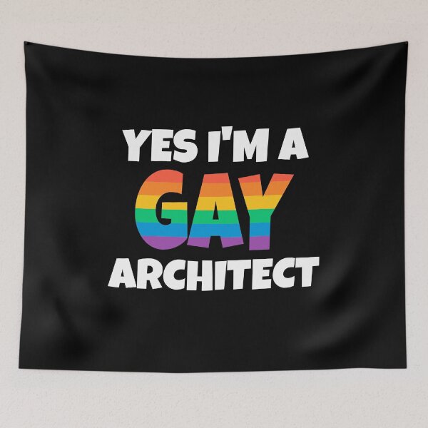 Item preview, Rainbow Gay Architect Yes I am designed and sold by razvigod.