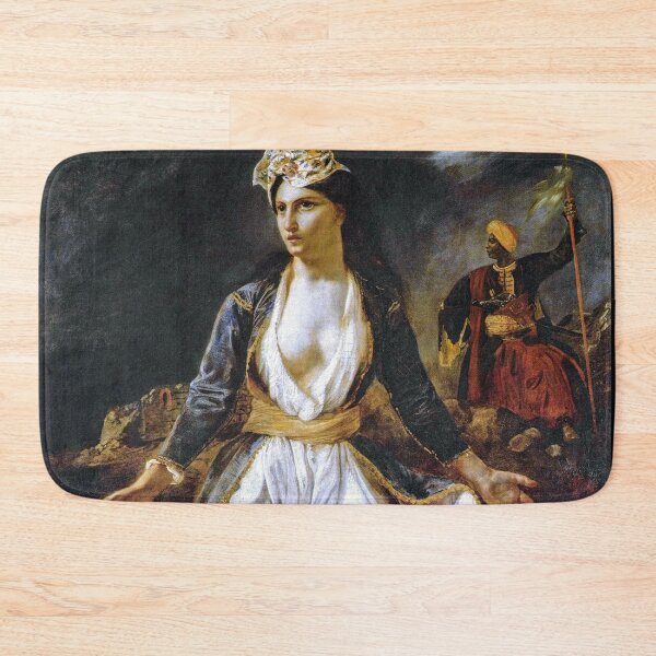 Item preview, Greece on the Ruins of Missolonghi (La Grèce sur les ruines de Missolonghi) by Eugène Delacroix 1826 designed and sold by covenapparel.