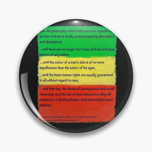 Item preview, Excerpt from Haile Selassie’s address to the United Nations 1963 This speech inspired Bob Marley’s song “War designed and sold by Artonmytee.