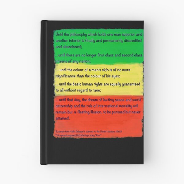 Item preview, Excerpt from Haile Selassie’s address to the United Nations 1963 This speech inspired Bob Marley’s song “War designed and sold by Artonmytee.