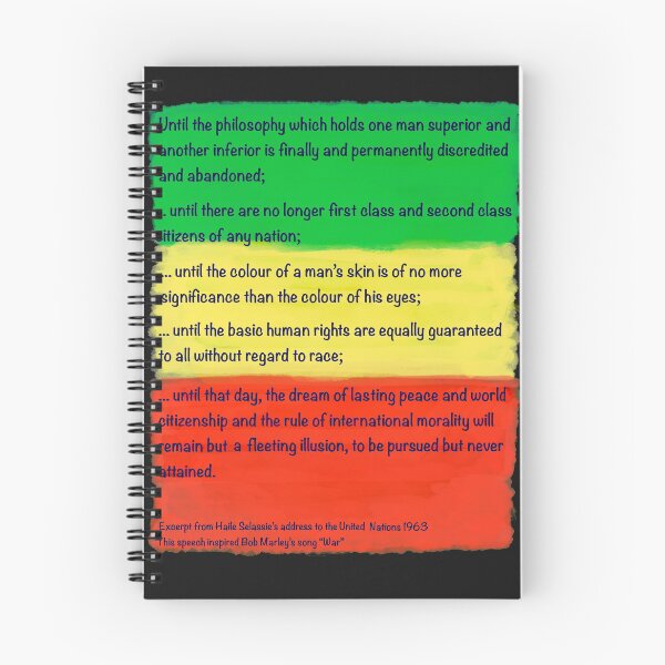 Item preview, Excerpt from Haile Selassie’s address to the United Nations 1963 This speech inspired Bob Marley’s song “War designed and sold by Artonmytee.