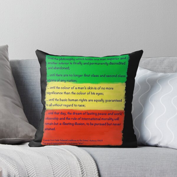Item preview, Excerpt from Haile Selassie’s address to the United Nations 1963 This speech inspired Bob Marley’s song “War designed and sold by Artonmytee.