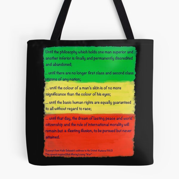 Item preview, Excerpt from Haile Selassie’s address to the United Nations 1963 This speech inspired Bob Marley’s song “War designed and sold by Artonmytee.