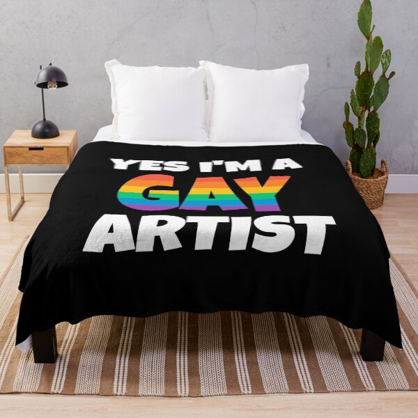 Item preview, Rainbow Gay Artist Yes I am designed and sold by razvigod.