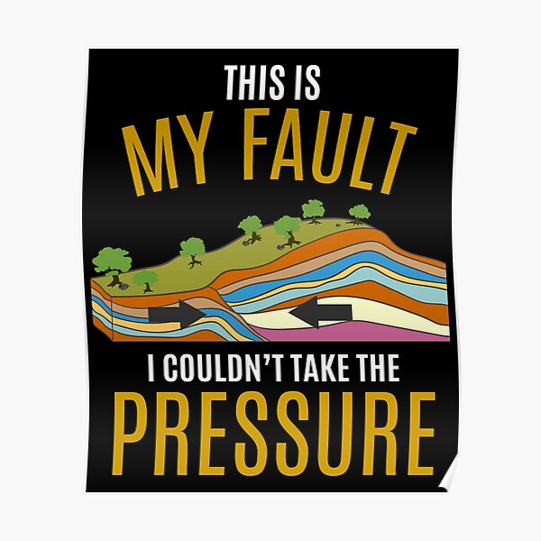 Tectonic Plates Model Earthquake Sorry product Poster