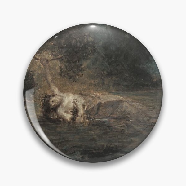 Item preview, The Death of Ophelia by Eugène Delacroix Famous painting designed and sold by covenapparel.