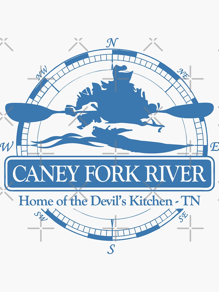 "Caney Fork River (KC2)" Sticker for Sale by Redbubble