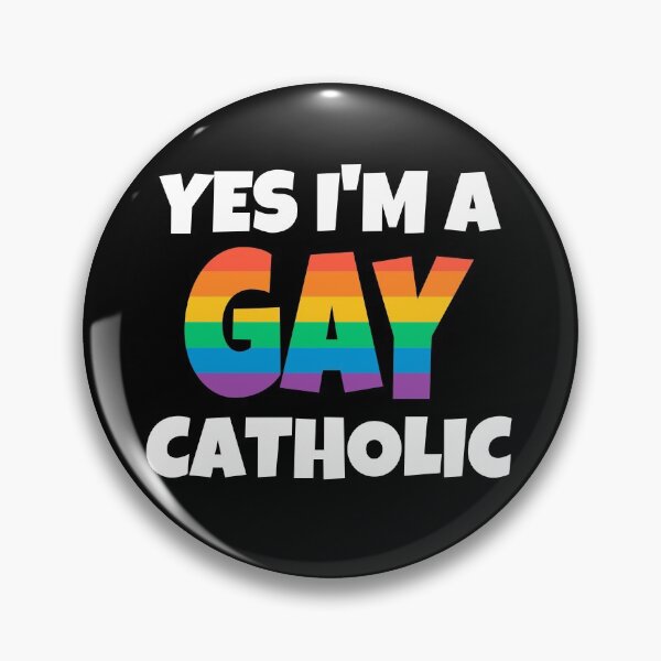 Item preview, Rainbow Gay Catholic Yes I am designed and sold by razvigod.