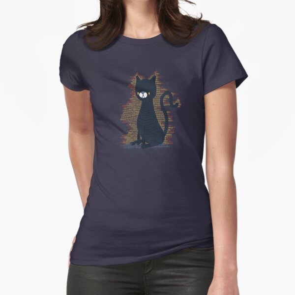 Cat Fitted T-Shirt