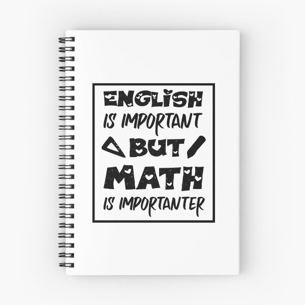Item preview, English Is Important But Math is Importanter B&W designed and sold by Usoubmaster.