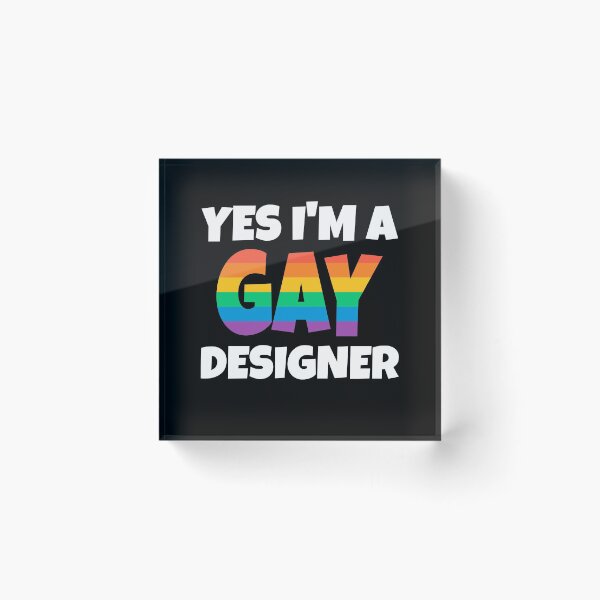 Item preview, Rainbow Gay Designer Yes I am designed and sold by razvigod.