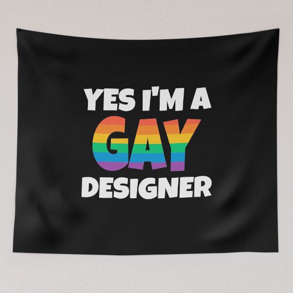 Item preview, Rainbow Gay Designer Yes I am designed and sold by razvigod.