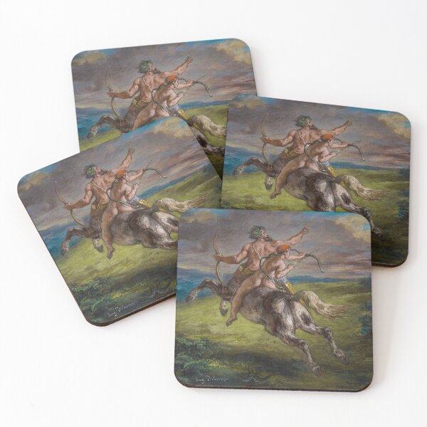 Item preview, The Education of Achilles by Eugène Delacroix Famous Painting designed and sold by covenapparel.