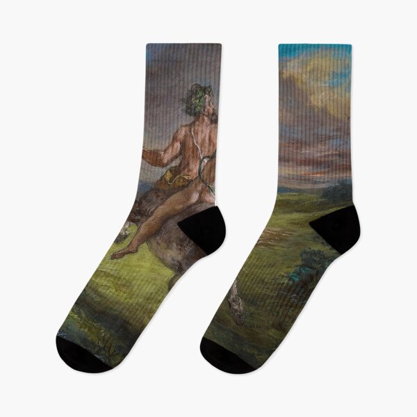 Item preview, The Education of Achilles by Eugène Delacroix Famous Painting designed and sold by covenapparel.
