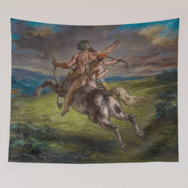 Item preview, The Education of Achilles by Eugène Delacroix Famous Painting designed and sold by covenapparel.