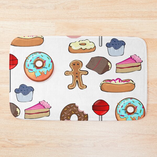 Item preview, sweet treats, donut cake muffin stickers designed and sold by charmingthreads.