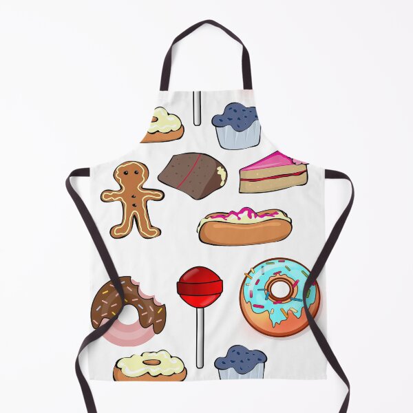 Item preview, sweet treats, donut cake muffin stickers designed and sold by charmingthreads.