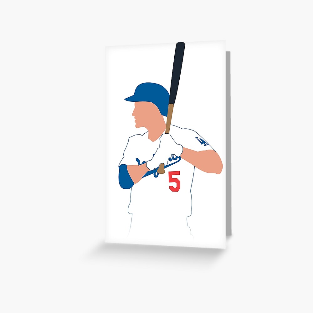 corey seager jersey number Sticker for Sale by madisonsummey