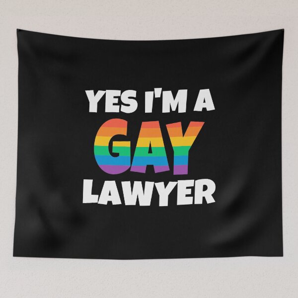 Item preview, Rainbow Gay Lawyer Yes I am designed and sold by razvigod.