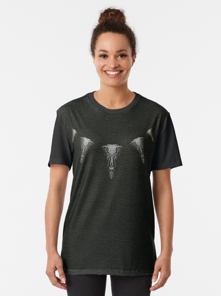 Alternate view of Wakanda Forever (Silver) Graphic T-Shirt