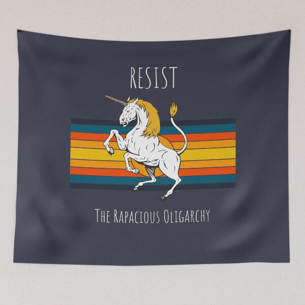 Item preview, RESIST, Unicorn designed and sold by hausofbutterfly.
