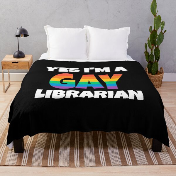 Item preview, Rainbow Gay Librarian Yes I am designed and sold by razvigod.