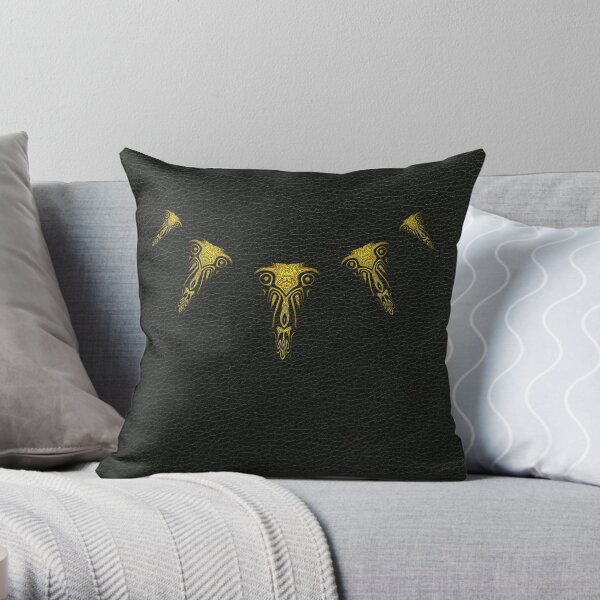 Wakanda Forever (Gold) Throw Pillow