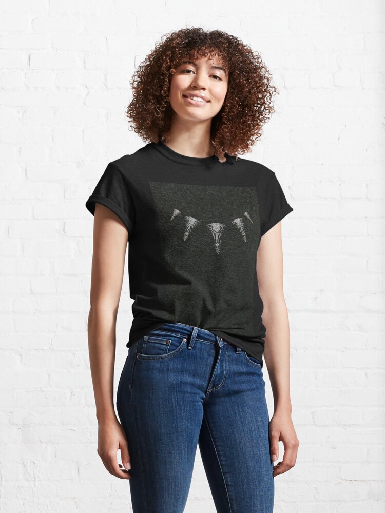 Alternate view of Wakanda Forever (Silver) Classic T-Shirt